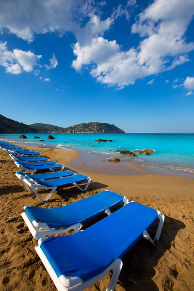 Ibiza aigues blanques aguas blancas strand på santa eulalia — Stockfoto
