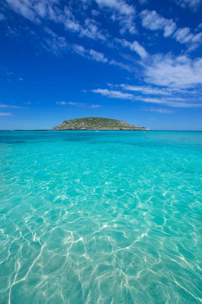 Ibiza cala conta comte plaży sant josep — Zdjęcie stockowe