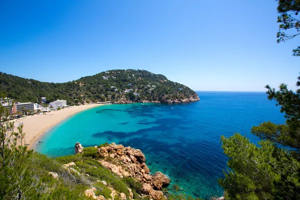 Ibiza Caleta de Sant Vicent Cala San Vicente San Juan — Stockfoto