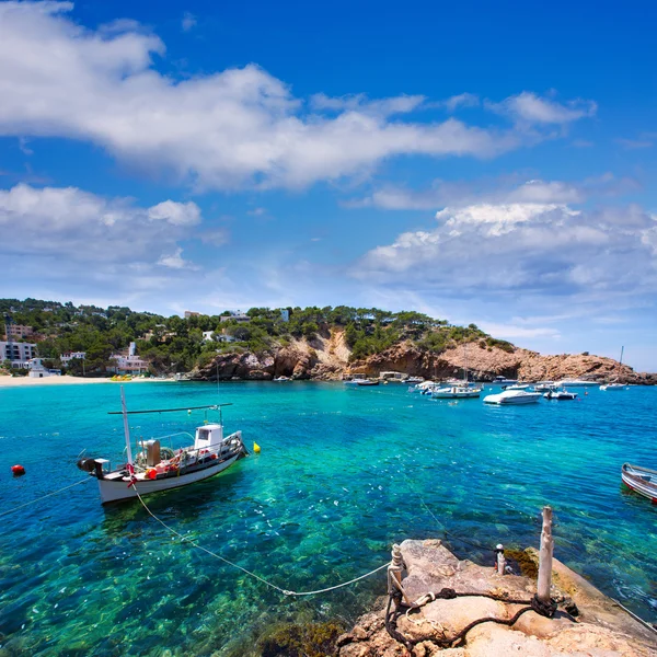 Ibiza cala vedella vadella in san jose op de Balearen — Stockfoto