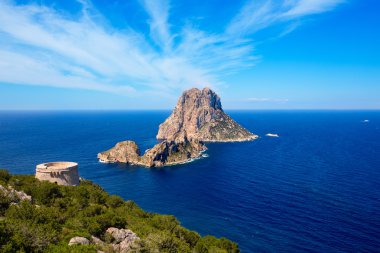 Ibiza es vedra görünümü torre des savinar Tower