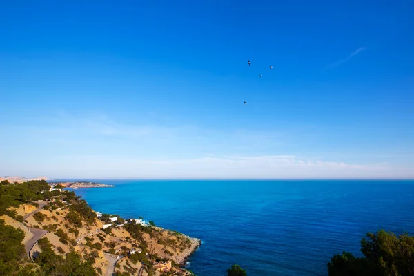 Ibiza Es Cubells Vista mediterránea en San José — Foto de Stock