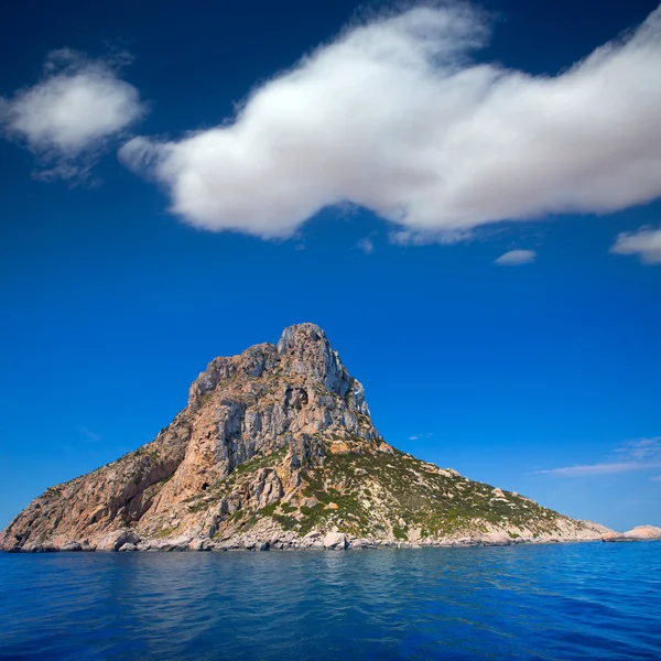 Es vedra イビサ島のボートからのビューを閉じる — ストック写真