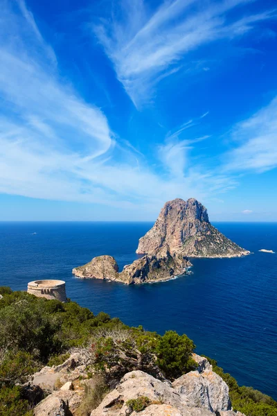 Ibiza es vedra görünümü torre des savinar Tower
