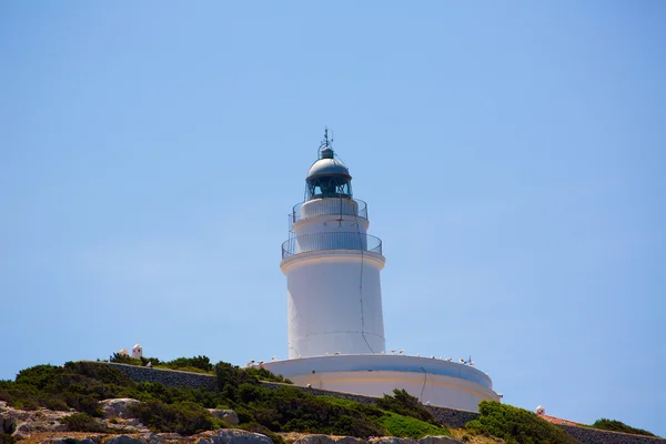 Ibiza Sa Conillera Conejera island lighthouse — Stock Photo, Image