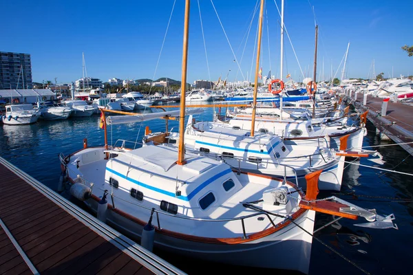 Ibiza San Antonio Abad Sant Antonio de Portmany marina — Stock Photo, Image