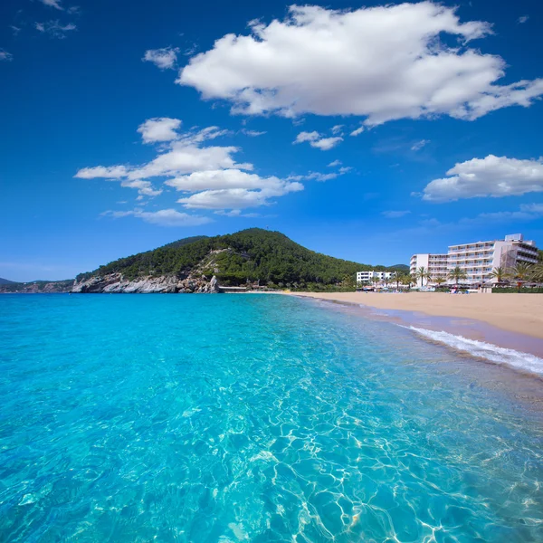 Ibiza cala san vicente pláž san juan na Baleárské ostrovy — Stock fotografie
