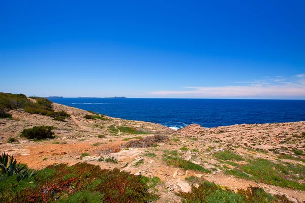 Ibiza Satorre a San Antonio Abad vista sul Mediterraneo — Foto Stock