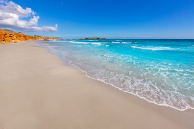Menorca platja de binigaus Akdeniz Cennet plaj