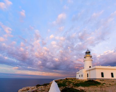 Menorca faro de caballeria feneri günbatımı