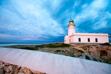 Menorca faro de caballeria feneri günbatımı