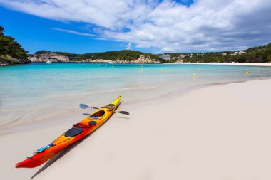 Menorca Cala Galdana Beach in Ciutadella at Balearic clipart