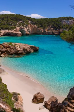 Cala mitjana y mitjaneta içinde menorca ciutadella Balear adlı