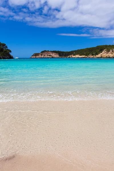 Menorca stranden cala galdana i ciutadella på Balearerna — Stockfoto