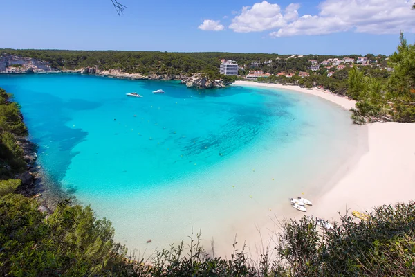 Menorca cala galdana strand in ciutadella auf balearen — Stockfoto