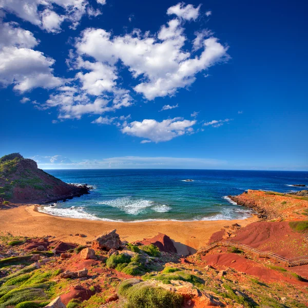 Cala Pilar beach in Menorca at Balearic Islands — Stock Photo, Image