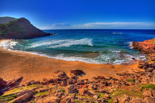 Spiaggia di Cala Pilar a Minorca alle Isole Baleari — Foto Stock