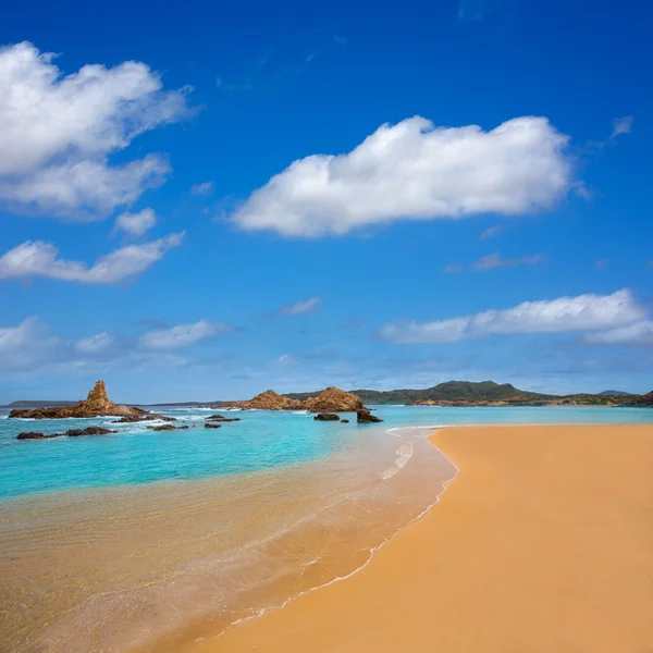 Cala Pregonda à Minorque aux îles Baléares — Photo