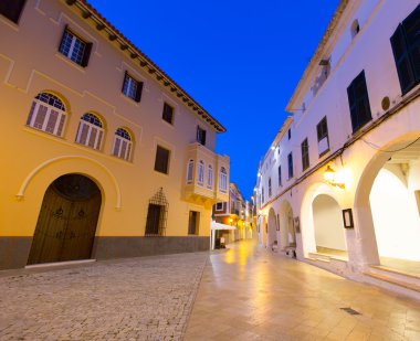 Ciutadella Menorca Ses Voltes arches Ciudadela clipart