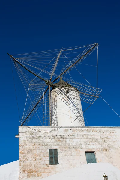 Ciutadella Es Moli windmill in Ciudadela Menorca — Stock Photo, Image