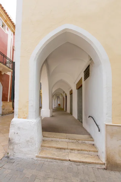 Ciutadella Menorca Ses Voltes arches Ciudadela — Stock Photo, Image