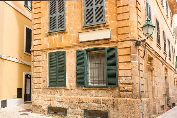 Ciutadella Menorca historic downtown in Ciudadela — Stock Photo, Image