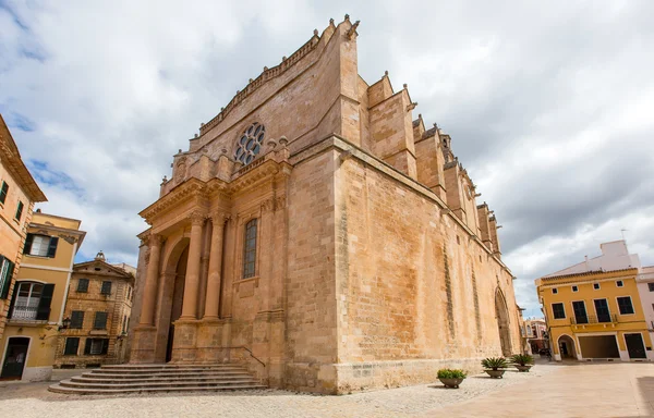 Ciutadella menorca kathedrale auf den balearen ciudadela — Stockfoto