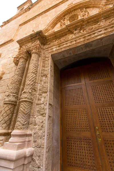 Menorca El Roser igreja em Ciutadella centro da cidade de Balearics — Fotografia de Stock