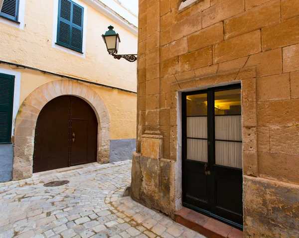 Menorca Ciutadella historical downtown at Balearics — Stock Photo, Image
