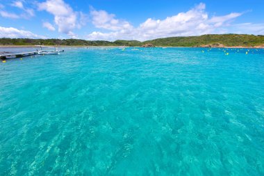 Menorca es grau temiz bağlantı noktasıyla balearics llaut tekneler