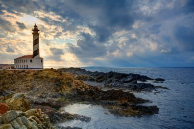Cap de favaritx gün batımı feneri cape mahon