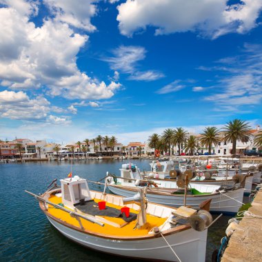 menorca marina deniz araçları Balear Adaları'nda Fornells bağlantı noktası