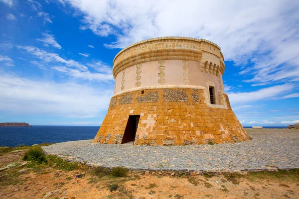 Torre de Fornells tower in Menorca at Balearic islands — Stock Photo, Image