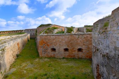 Menorca la mola mahon bir kalede balearics, kale