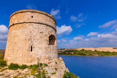 Menorca la mola gözetleme kulesi cala teulera mahon