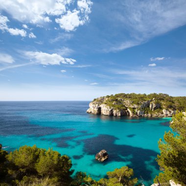 Cala macarella menorca turquoise Balearen mediterrane