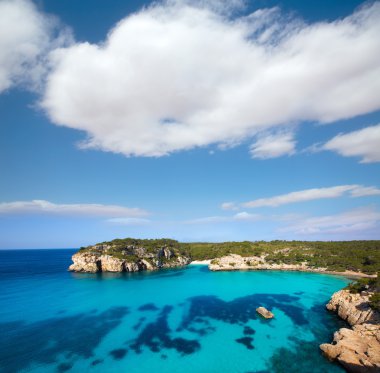 Cala macarella macarelleta cituradella içinde menorca Balear