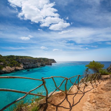 Cala macarella menorca turquoise Balearen mediterrane