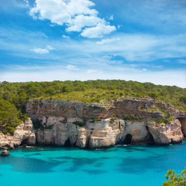 Cala macarella menorca turquoise Balearen mediterrane