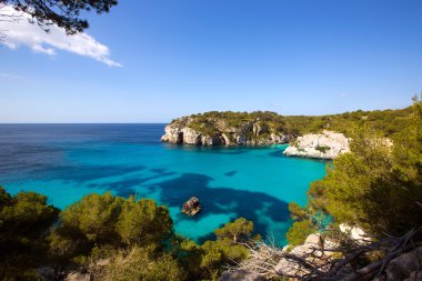 Cala macarella macarelleta cituradella içinde menorca Balear