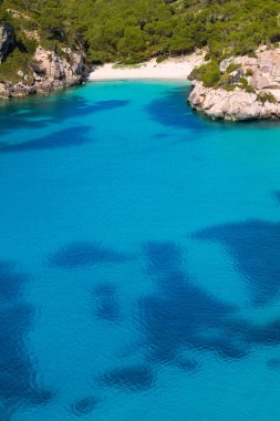 Cala macarelleta Balear Adaları, menorca içinde
