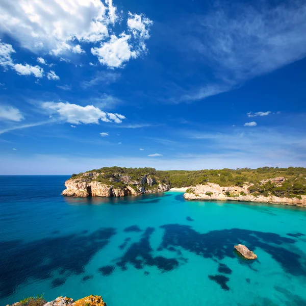 Cala macarella macarelleta cituradella σε menorca Βαλεαρίδες — Φωτογραφία Αρχείου