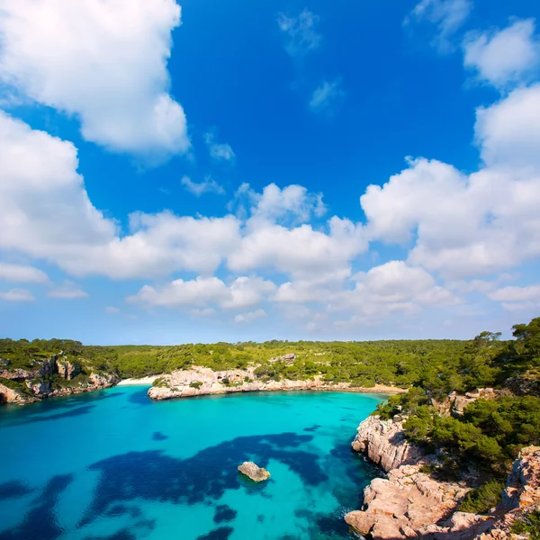 Cala Macarella Macarelleta Cituradella in Menorca Balearic — Stock Photo, Image