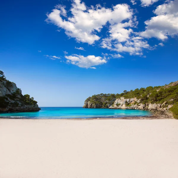 Cala Macarella Menorca turquesa Baleares Mediterrâneo — Fotografia de Stock