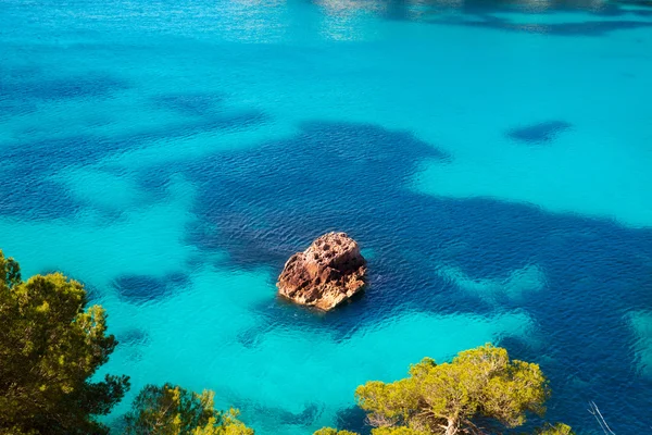 Cala macarella menorca turquoise Balearen mediterrane — Stockfoto