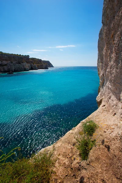 Cala Macarella Minorca turchese Mediterraneo Baleare — Foto Stock