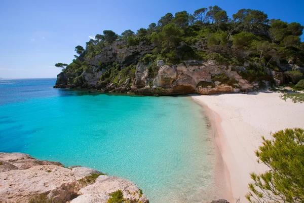 Cala macarelleta auf Menorca auf den Balearen — Stockfoto