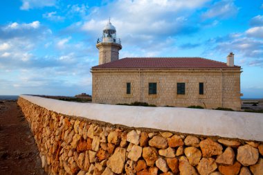 Menorca punta nati faro deniz feneri Balear Adaları