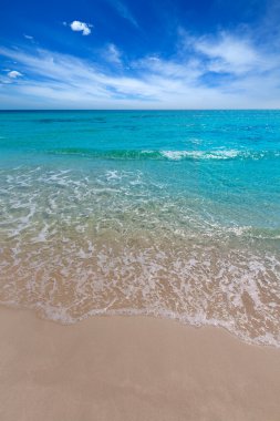 Alaior cala oğlu bou Balear adlı menorca turkuaz Beach
