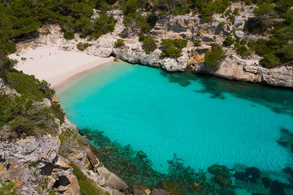 Cala Macarelleta en Menorca en Baleares —  Fotos de Stock